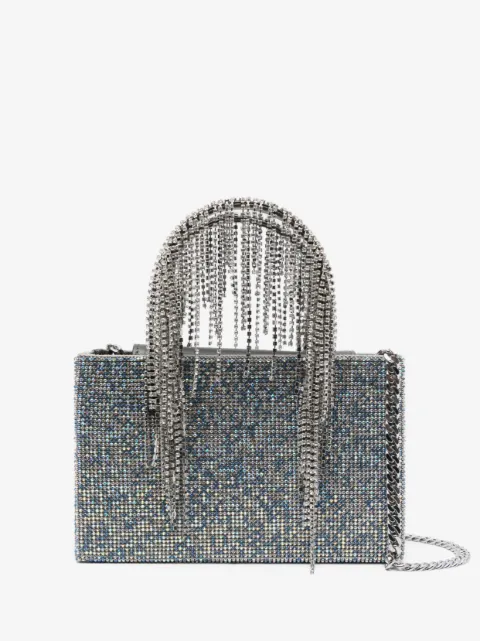 Kara crystal-embellishment tote bag