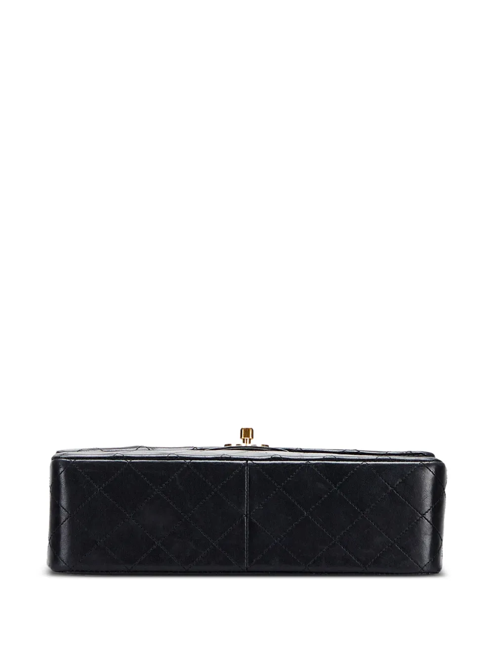 Pre-owned Chanel 1986-1988 Small Classic Flap Shoulder Bag In Black