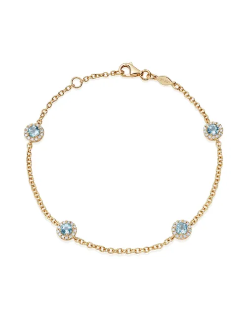 Collier en 18ct à diamants et topazes - Kiki McDonough - Modalova