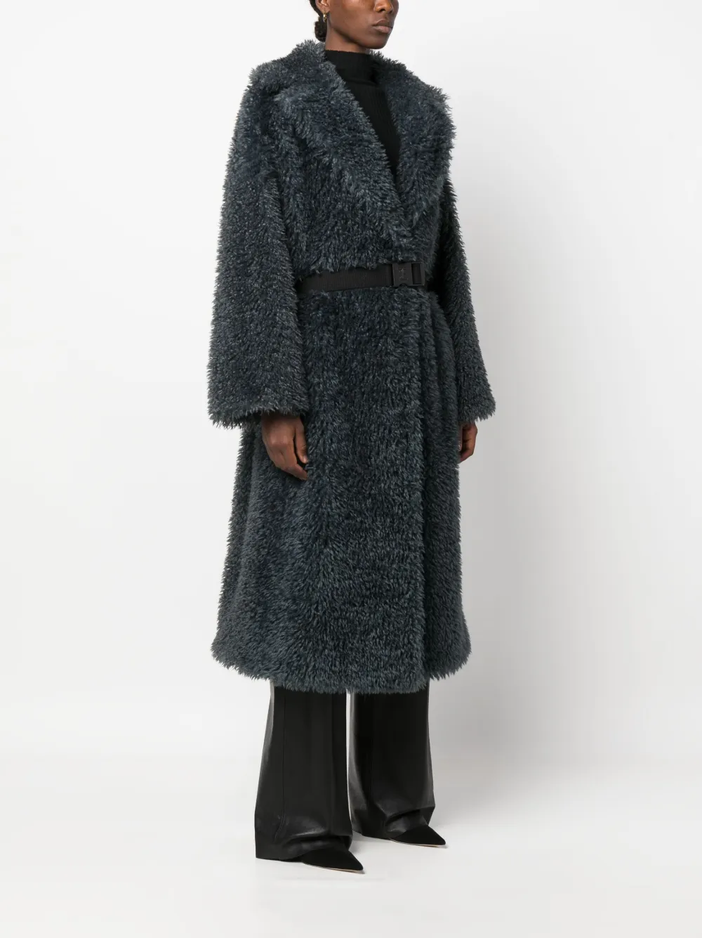 Ermanno Scervino Lammy coat Grijs