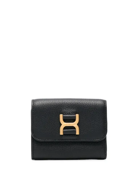 Chloé logo-buckle leather wallet