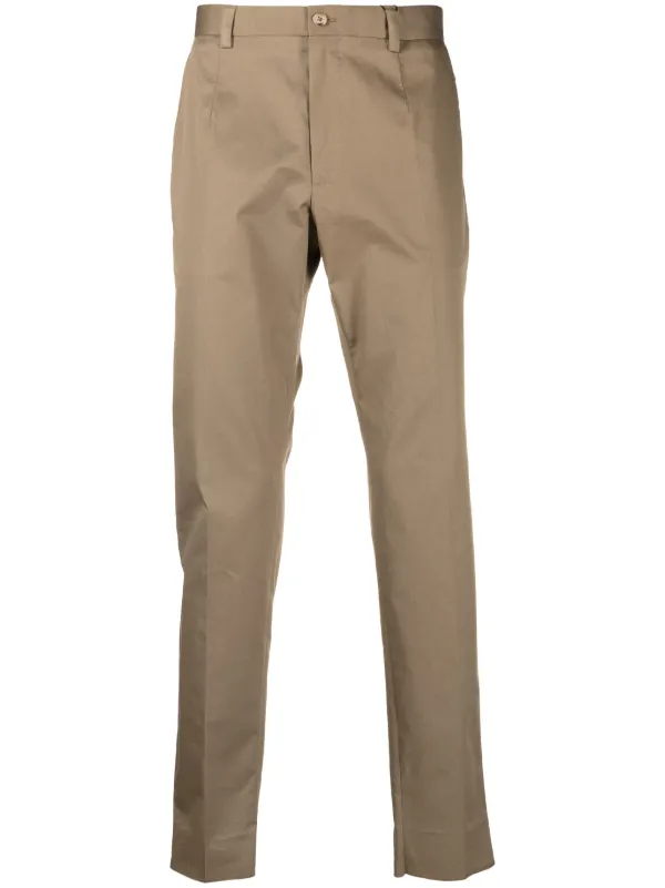 Dolce & Gabbana straight-leg Cotton Chino Trousers - Farfetch