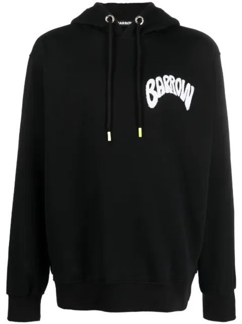 BARROW logo-print cotton hoodie
