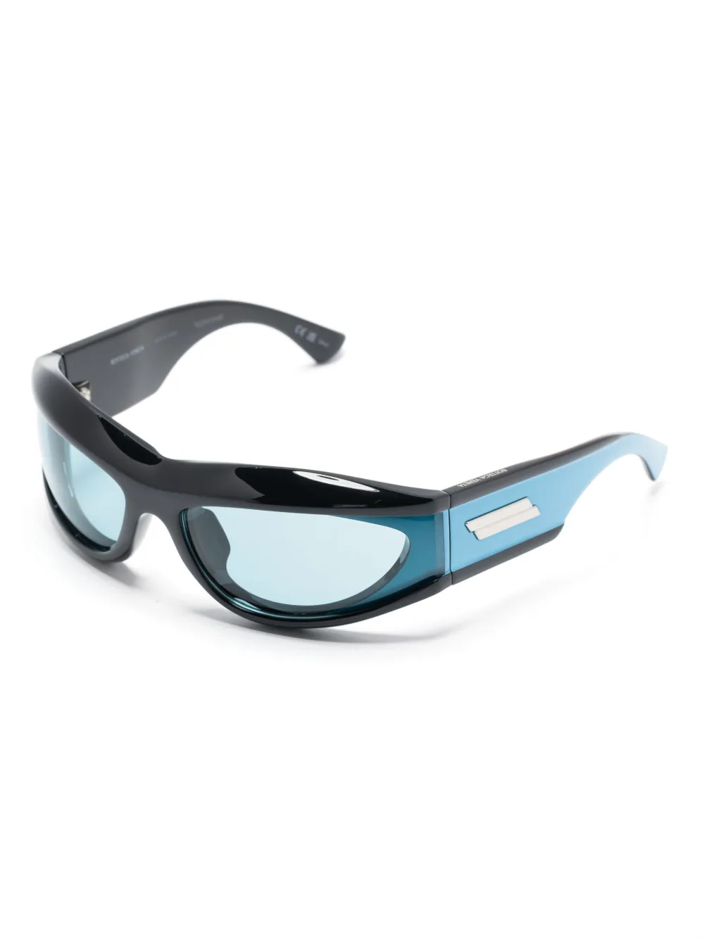 Bottega Veneta Eyewear Cangi zonnebril met piloten montuur - Zwart