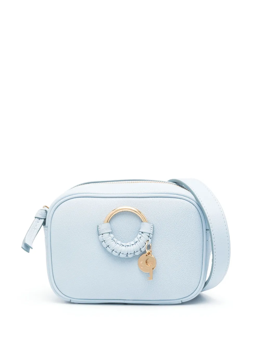 See By Chloé ring-embellished Leather Crossbody Bag - Farfetch