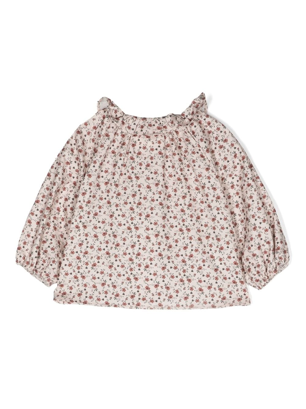 TEDDY & MINOU floral-print cotton blouse - Roze
