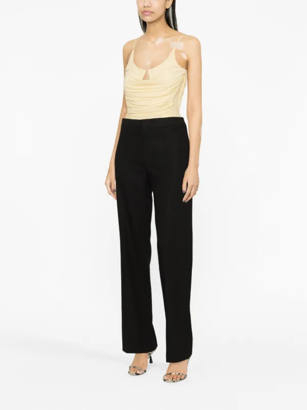 ISABEL MARANT Scarly Tailored Trousers | Black | FARFETCH NZ