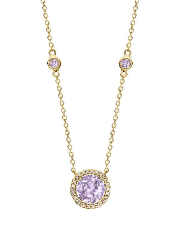 KIKI McDONOUGH★Grace イエロー ゴールド チェーン Kiki McDonough 18K Yellow Gold Grace Amethyst And Diamond