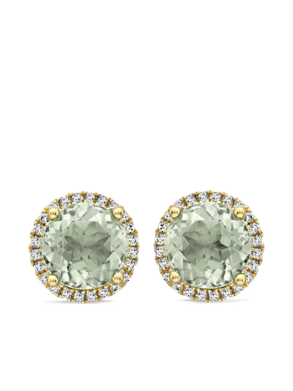 Kiki McDonough Grace アメジスト&ダイヤモンド ピアス 18Kイエローゴールド - ゴールドトーン Kiki McDonough Grace アメジスト&ダイヤモンド ピアス 18Kイエローゴールド - ゴールドトーン