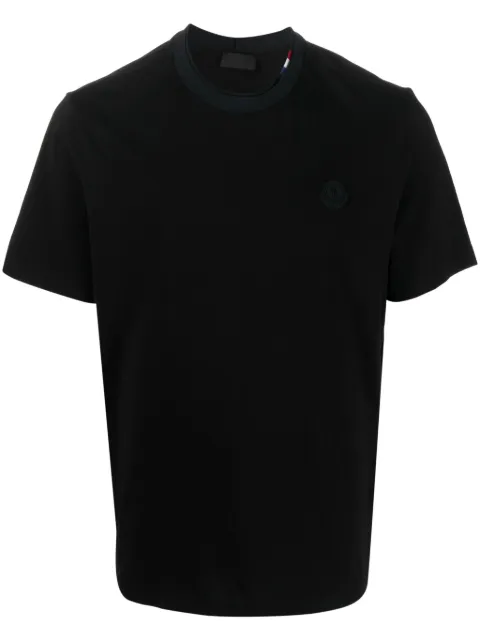 Moncler logo-patch cotton T-shirt
