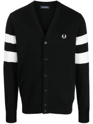 Fred Perry ロゴ カーディガン | ブラック | FARFETCH JP