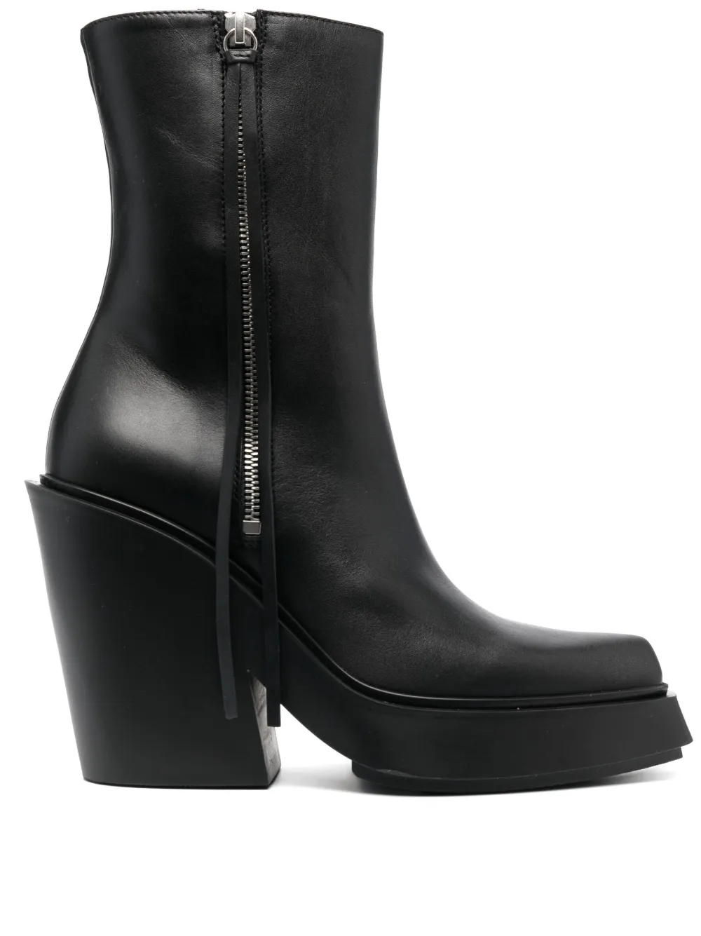 VIC MATIE 100MM WESTERN-STYLE LEATHER BOOTS