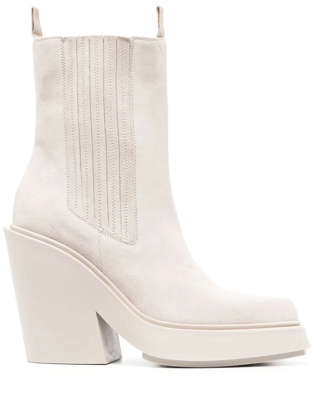 VIC MATIE 120MM POINTED-TOE SUEDE BOOTS