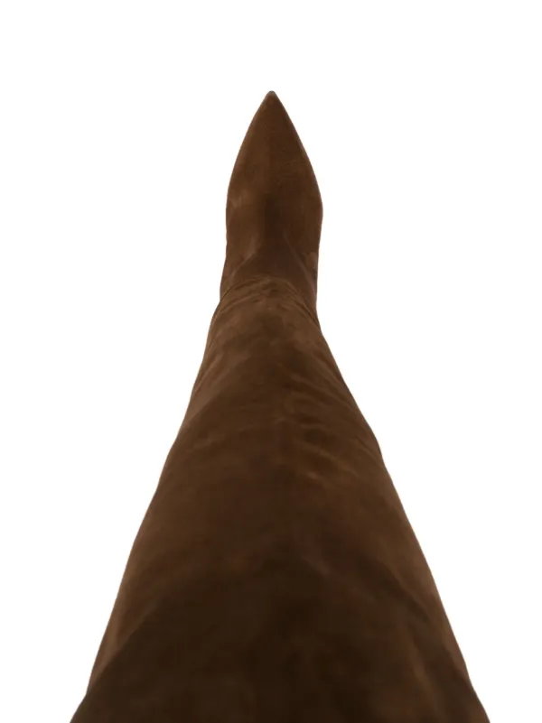 ブーツその他 3Juin Pointed Toe Ankle Boot With Strap Detail 3juin pointed-toe 70mm Leather Boots | Brown | FARFETCH CA