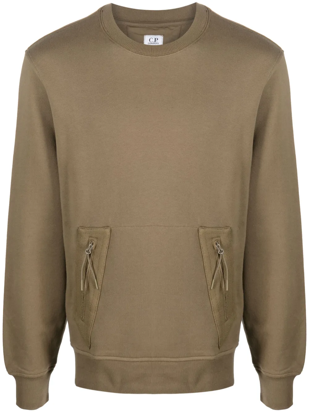 C.P. Company sleeve-pocket crew-neck sweatshirt | Green | Image 1