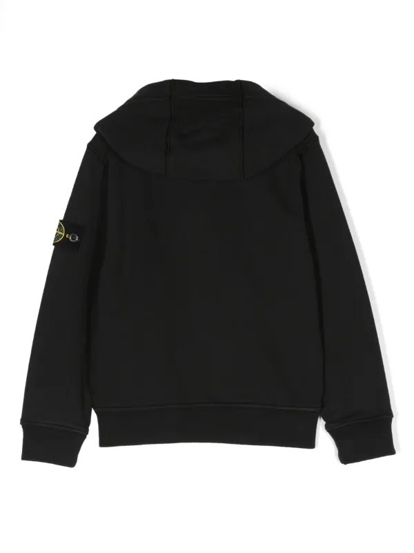 Stone island hoodie discount wit