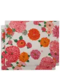 La DoubleJ x Passalacqua Bright Blooms tablemat (set of two) - White