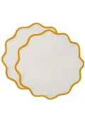 La DoubleJ Cloud cotton tablemat (set of two) - White