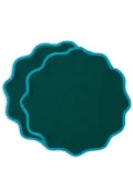 La DoubleJ Cloud cotton tablemat (set of two) - Green