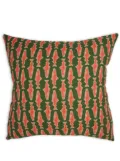 La DoubleJ x Passalacqua Como Fish-print padded cushion - Green