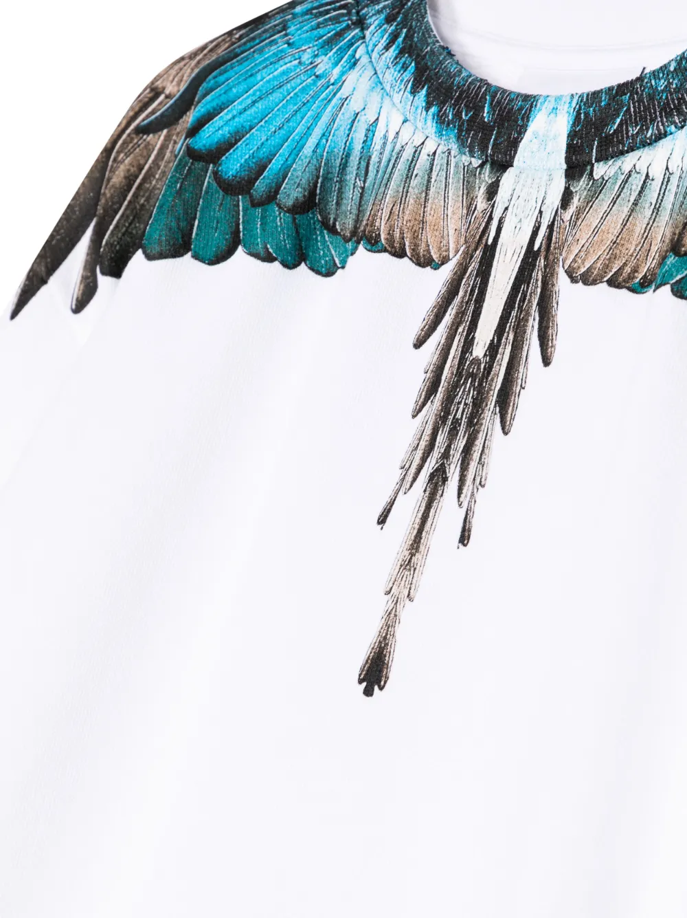 Wings-Print Cotton-Blend Sweatshirt