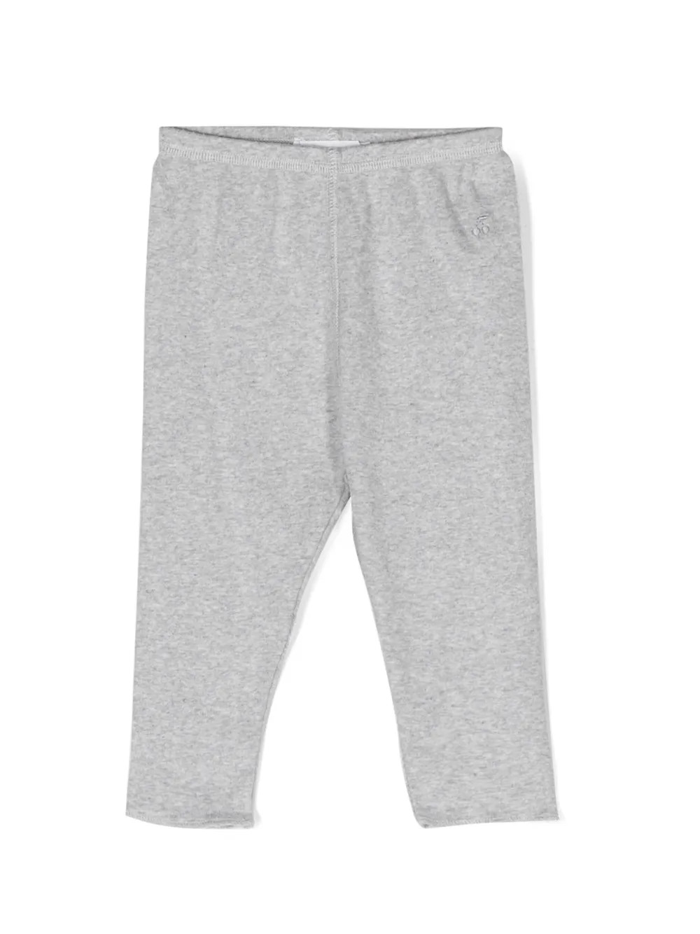 Bonpoint Pantaloni con ricamo ciliegie - Grigio