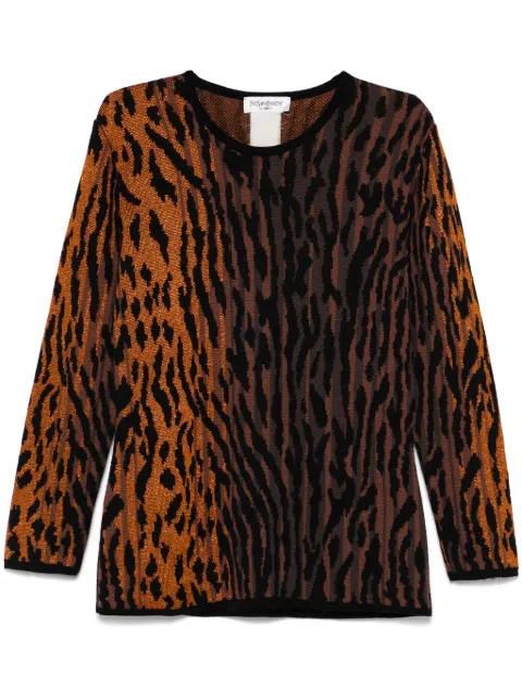 Saint Laurent Pre-Owned 1990s jacquard sweater