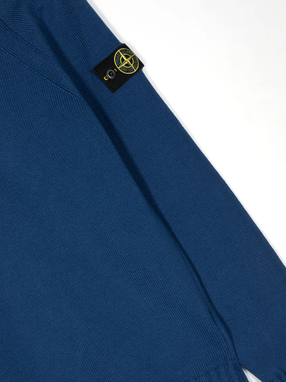 Stone Island Junior Trui met V-hals Blauw