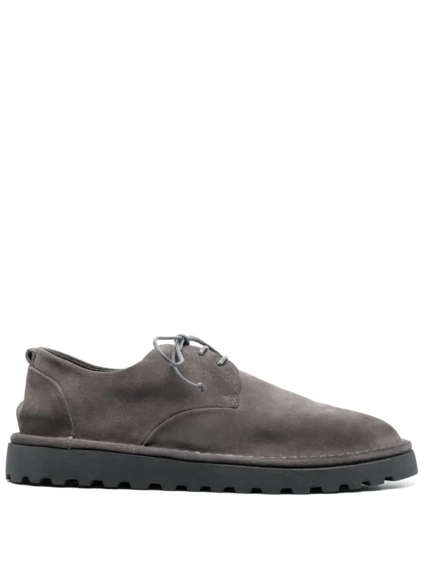 Marsell lace up Suede Derby Shoes Grey FARFETCH CA