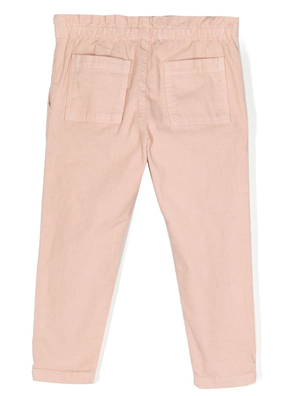 Bonpoint corduroy elasticated-waist trousers - Roze