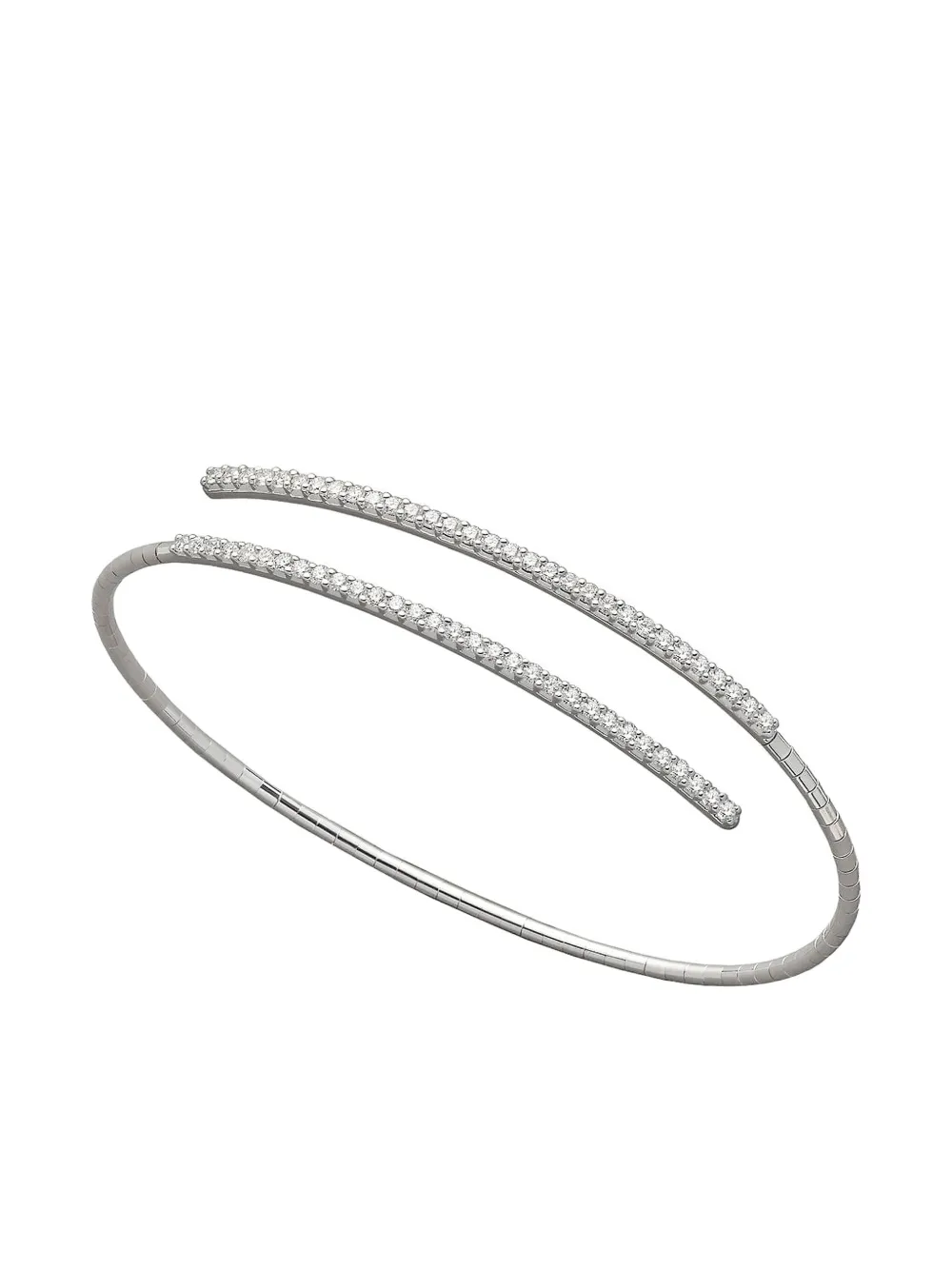 Mattia Cielo 18K white gold diamonds tennis bracelet | Silver | Image 1