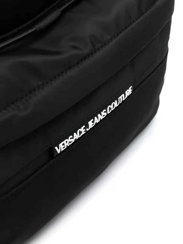 Versace Jeans Couture logo-patch Lightweight Backpack | Black
