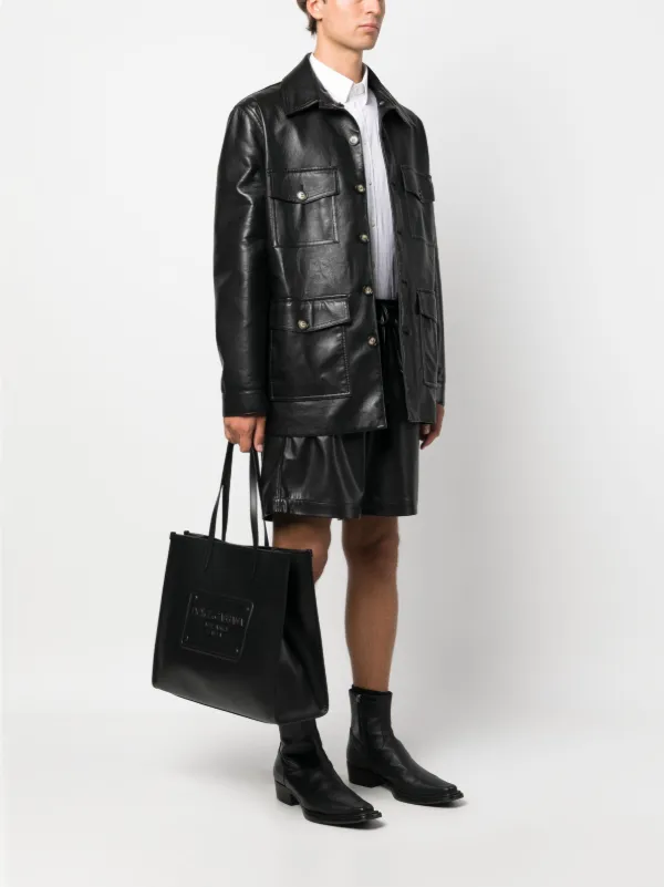 Dolce & Gabbana レザートートバッグ | ブラック | FARFETCH JP