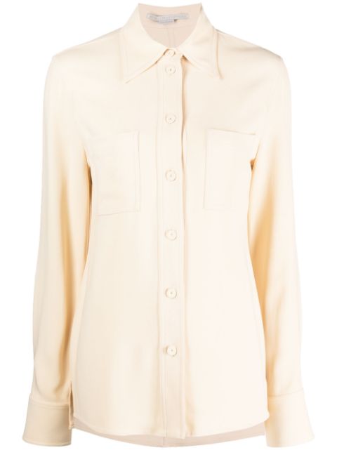 Stella McCartney pointed-collar button-up shirt Women