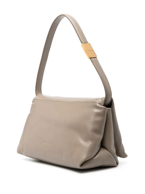 Marni Medium Prisma Leather Crossbody Bag | Neutrals | FARFETCH