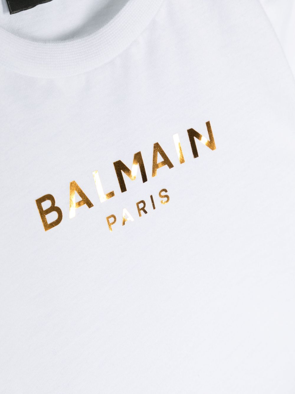 Balmain Kids logo-print Cotton T-shirt - Farfetch