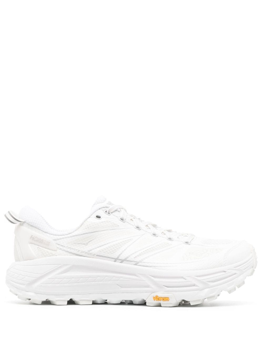 hoka baskets mafate speed 2 en cuir - blanc