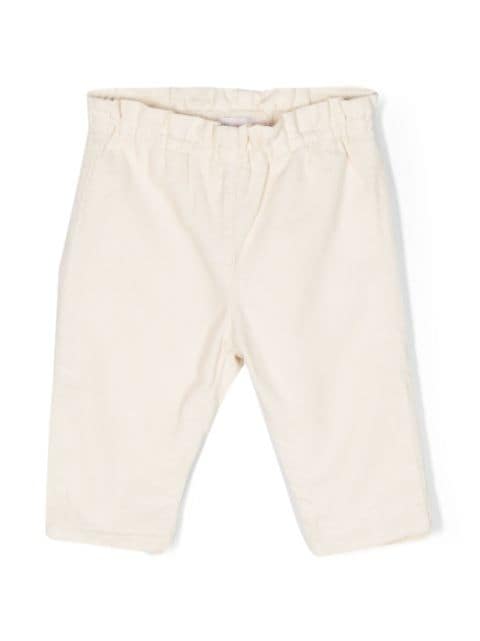 Bonpoint elasticated-waist cotton trousers