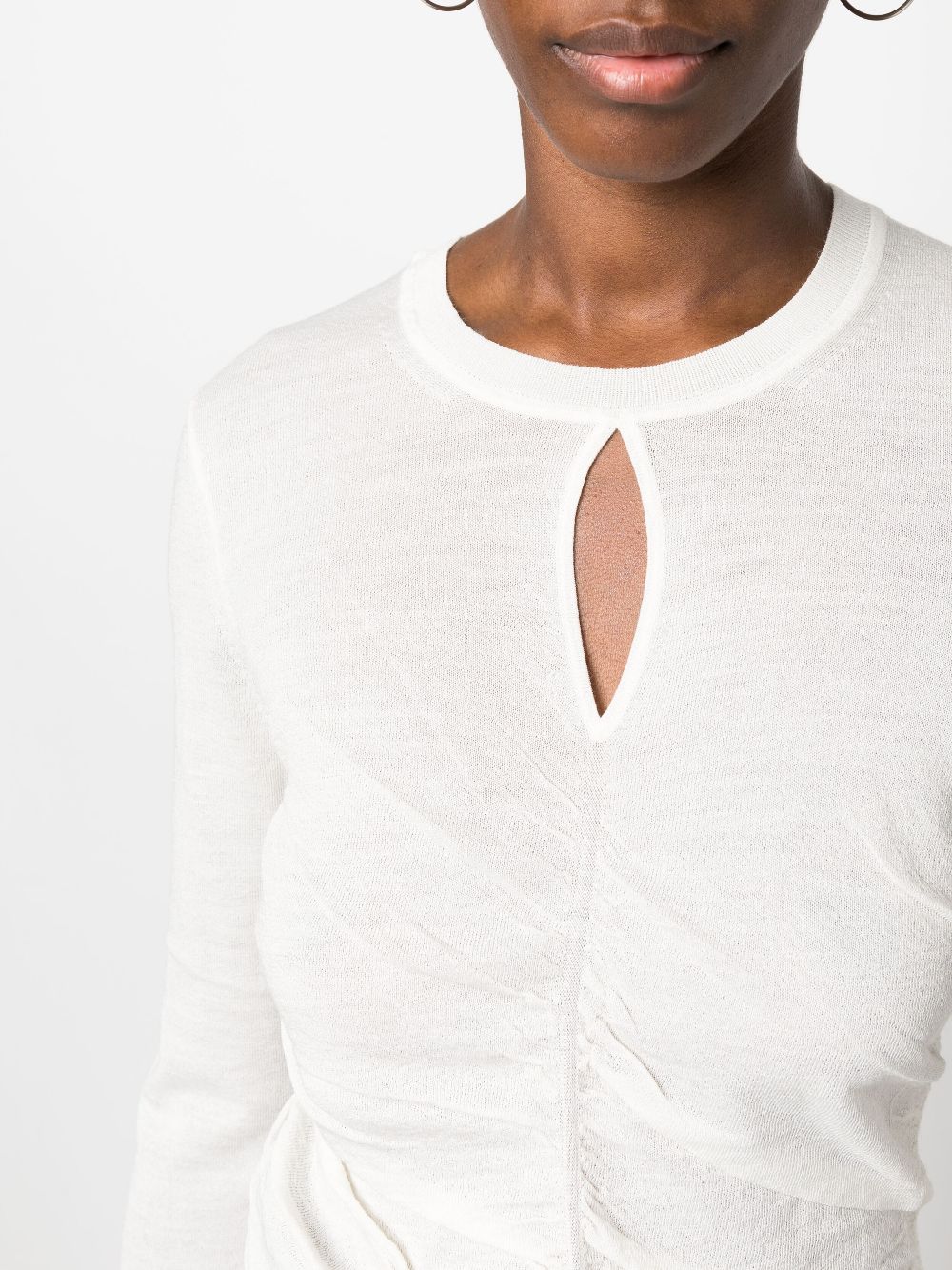 ISABEL MARANT keyhole-detail knit jumper Women