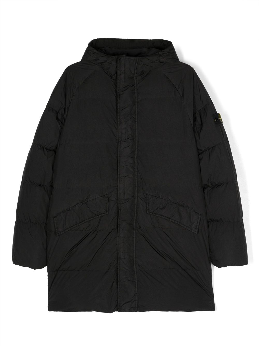 Image 1 of Stone Island Junior Compass-motif padded coat