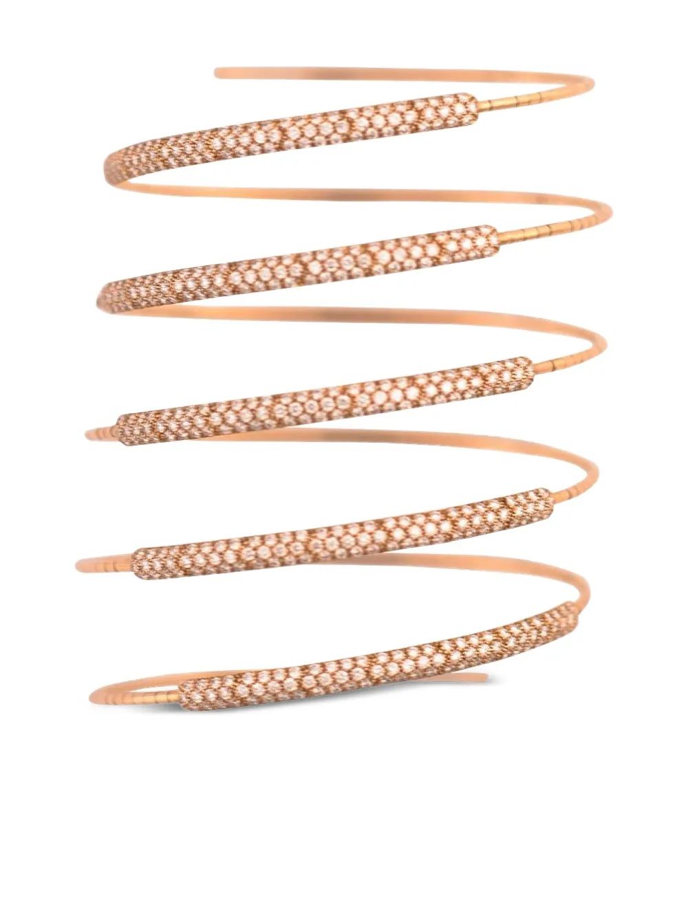 Mattia Cielo 18K rose gold Rugiada diamond bracelet | Gold | Image 1