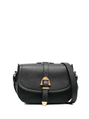 Coccinelle ostrich-effect Leather Crossbody Bag - Farfetch