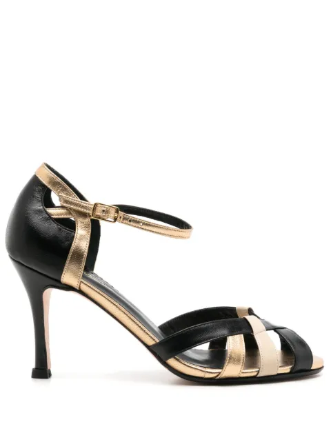 Sarah Chofakian Olga 75mm metallic sandals