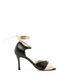 Sarah Chofakian Léon 75mm leather pumps - Black