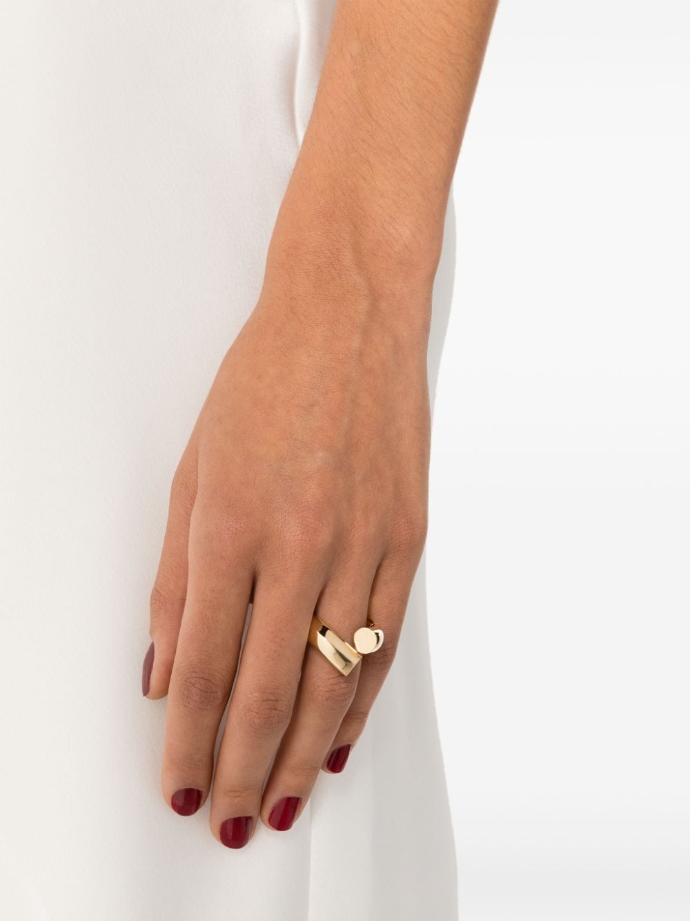 Shop Tabayer 18kt Yellow Gold Oera Large Wrap Ring