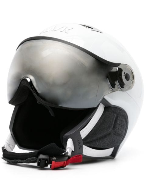 KASK Chrome logo-plaque helmet
