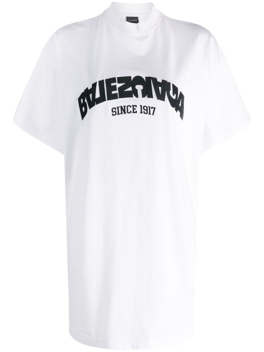 Balenciaga Logo-print Oversized T-shirt In White