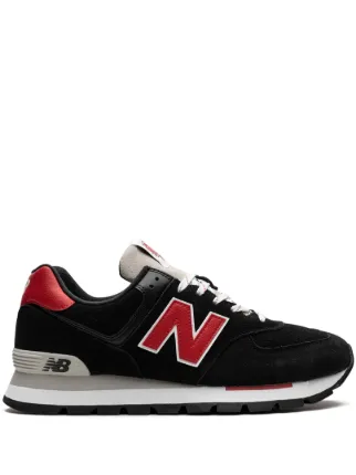 New Balance 574 Black Red Sneakers Schwarz FARFETCH DE