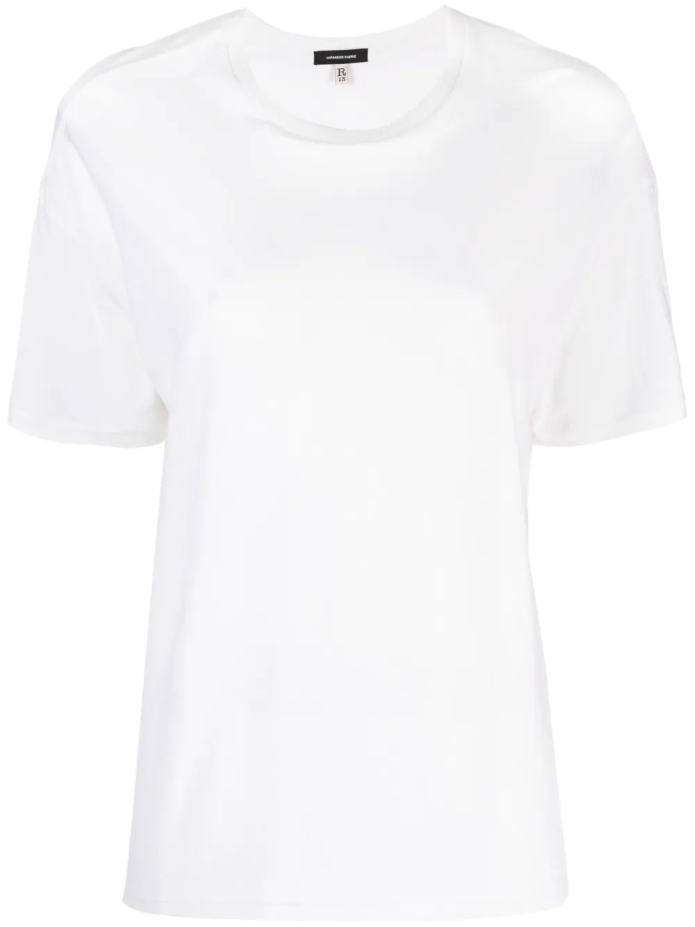 Shop R13 Cotton Crew-neck T-shirt In White