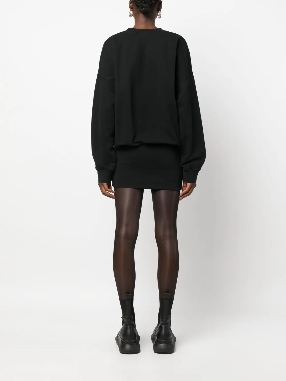 DSQUARED2 Sweater met logoprint Zwart
